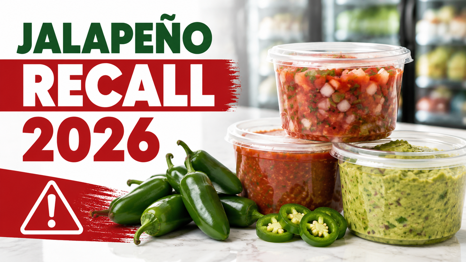Jalapeño recall 2026 involving salsa, guacamole, and prepared foods