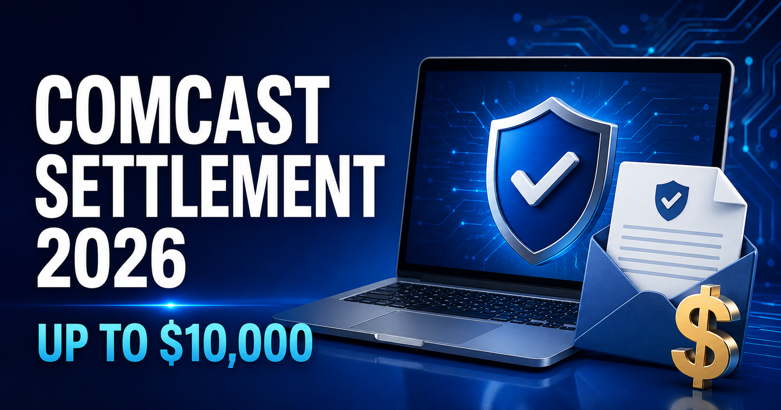 Comcast Data Breach Settlement 2026 claim up to $10,000
