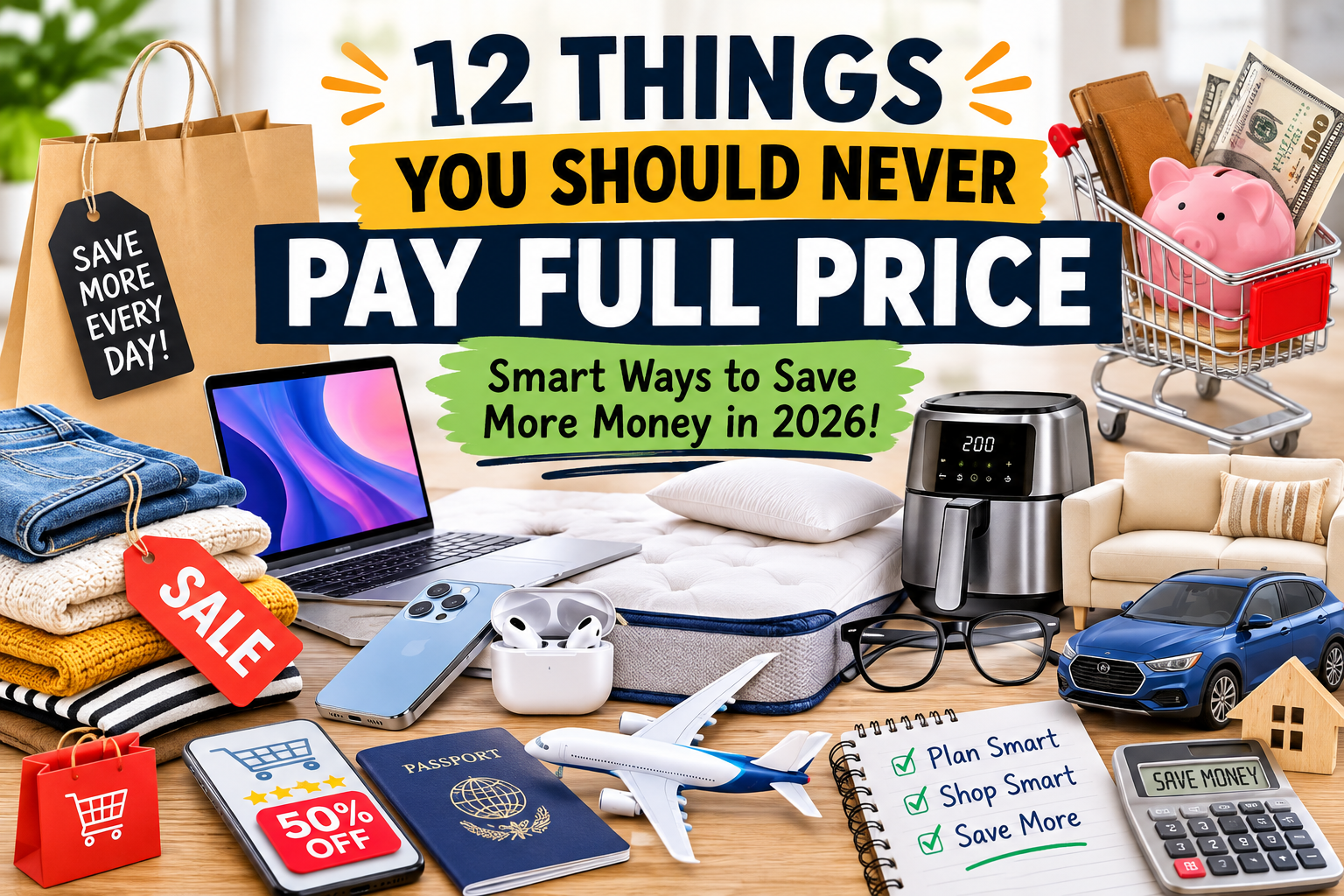 Things You Should Never Pay Full Price For