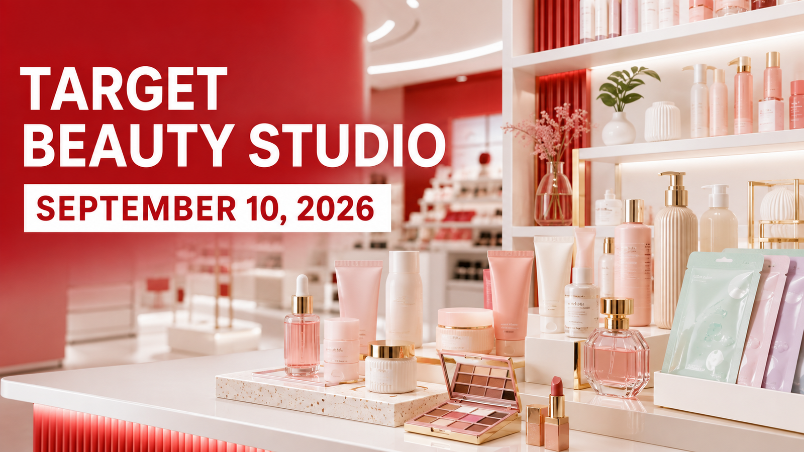 Target Beauty Studio 2026 launches September 10 with new skincare, makeup, haircare and fragrance brands