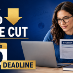 Federal student loan interest rate reduction 2026 with September 30 deadline